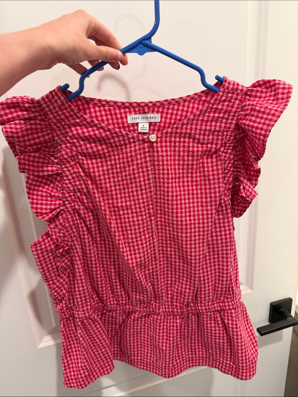 Free Assembly peplum top